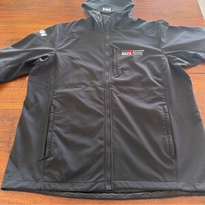 Helly Hansen Men's Paramount Hooded Softshell Jacket. Toyota Logo XXL Black